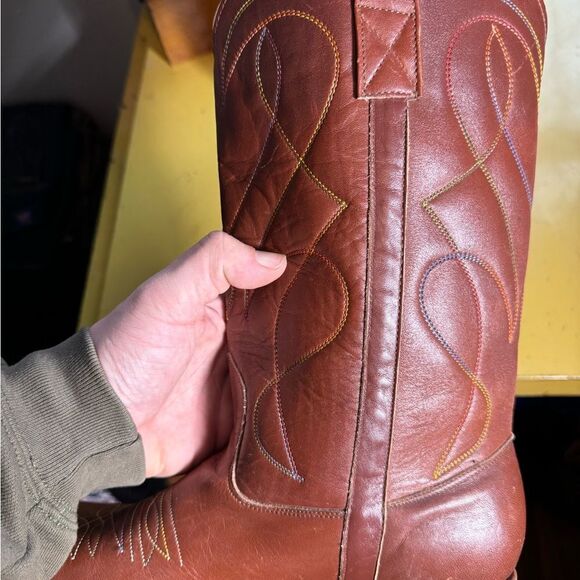 Vintage Cowboy Boots Sz 10 - Picture 4 of 8